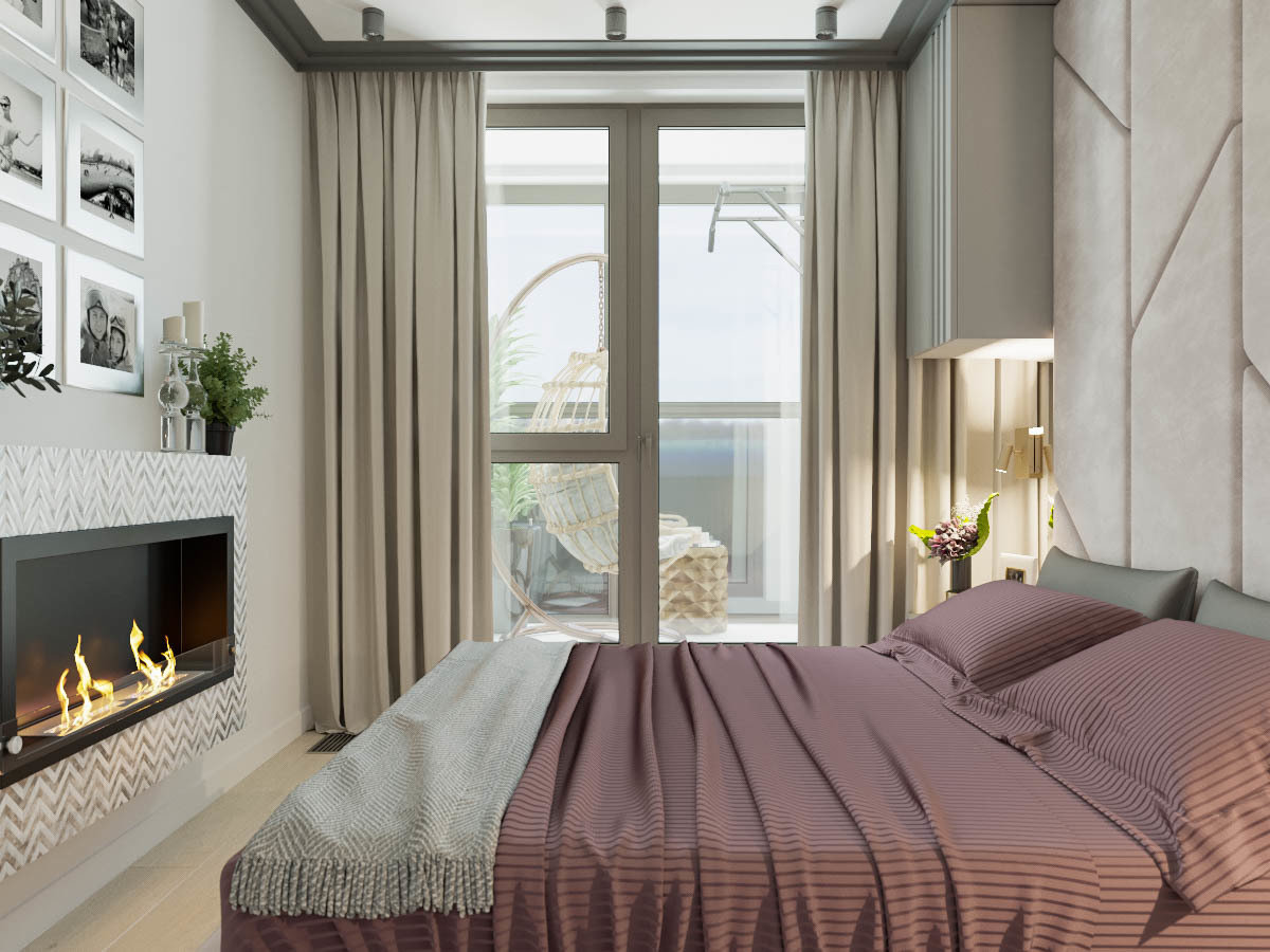 Фотография: Спальня в стиле Современный, Квартира, Проект недели, Москва, Яна Волкова, Юрий Волков, Студия Волковых, 2 комнаты, 40-60 метров, Монолитно-кирпичный, ЖК «Лайнер» – фото на INMYROOM Фотография: Спальня в стиле Современный, Квартира, Проект недели, Москва, Яна Волкова, Юрий Волков, Студия Волковых, 2 комнаты, 40-60 метров, Монолитно-кирпичный, ЖК «Лайнер» – фото на INMYROOM