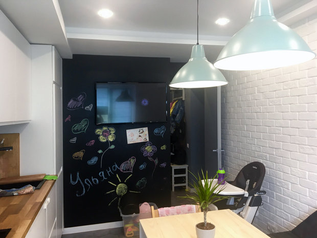 Фото из портфолио Реализация проекта 2к квартиры в современном стиле – фотографии дизайна интерьеров на INMYROOM