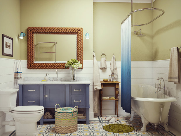 Фото из портфолио АПАРТАМЕНТЫ ЖК "СТУДЕНЧЕСКАЯ 20" – фотографии дизайна интерьеров на INMYROOM