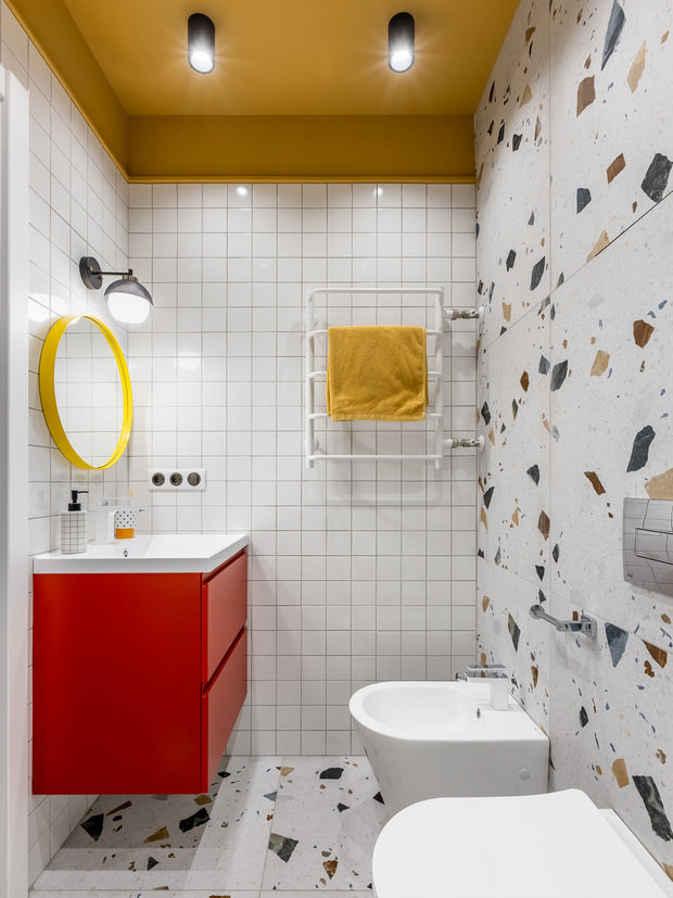 Фотография: Ванная в стиле Современный, Квартира, Проект недели, Самара, 4 и больше, Более 90 метров, Айгуль Султанова – фото на INMYROOM