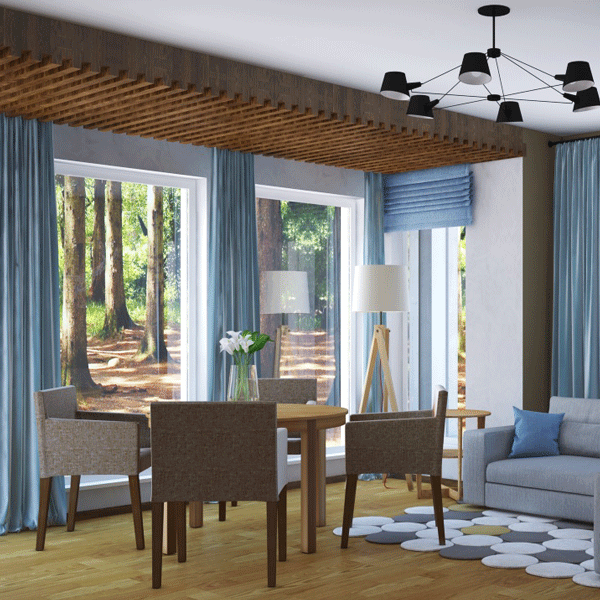 Фото из портфолио Дачный домик на Ладожском озере – фотографии дизайна интерьеров на INMYROOM