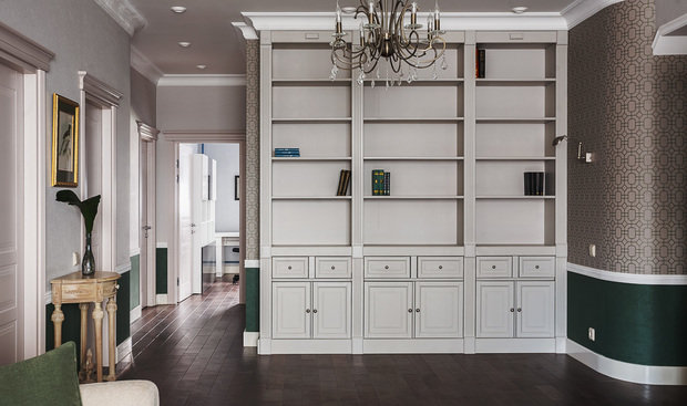 Фотография: Прихожая в стиле Прованс и Кантри, Современный, Квартира, Проект недели, Москва, Марина Саркисян, Сергей Красюк, новостройка, 4 и больше, Более 90 метров – фото на INMYROOM