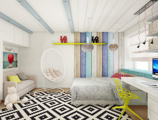Фотография: Детская в стиле Скандинавский – фото на INMYROOM