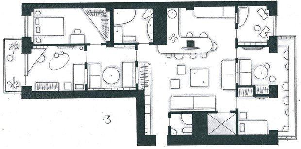 Фото из портфолио Мои перепланировки – фотографии дизайна интерьеров на INMYROOM
