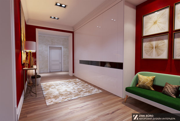 Фото из портфолио RED flat – фотографии дизайна интерьеров на INMYROOM
