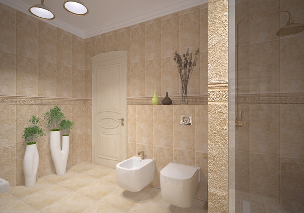 Фото из портфолио Ванная в классическом стиле в коттедже – фотографии дизайна интерьеров на INMYROOM