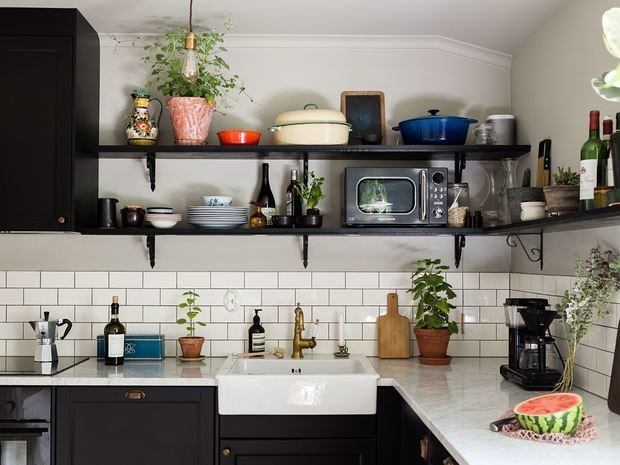 Фотография: Кухня и столовая в стиле Скандинавский, Современный, Квартира, Советы, Минимализм, 40-60 метров – фото на INMYROOM