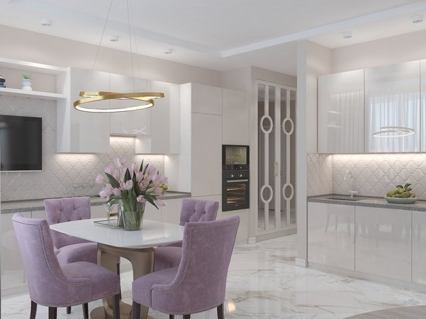 Фото из портфолио Дизайн 4-х комнатной квартиры Балашиха – фотографии дизайна интерьеров на INMYROOM