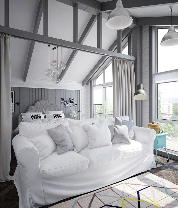 Фото из портфолио Комната 45 кв.м – фотографии дизайна интерьеров на INMYROOM