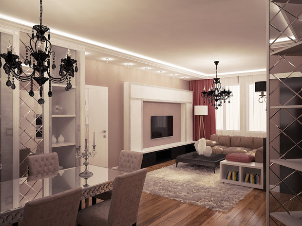 Фото из портфолио Гостиная – фотографии дизайна интерьеров на INMYROOM