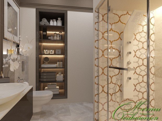 Фото из портфолио Ванные интерьеры в стиле ар-деко – фотографии дизайна интерьеров на INMYROOM