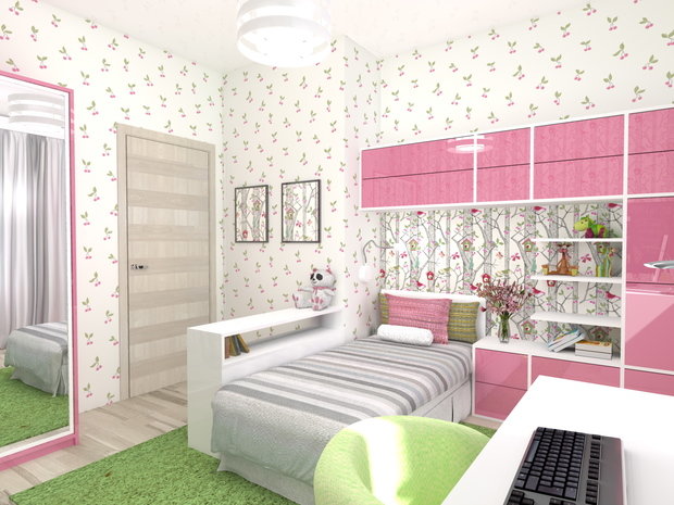 Фото из портфолио Цветовые варианты для детской – фотографии дизайна интерьеров на INMYROOM