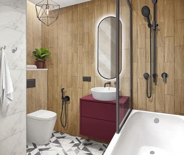 Фото из портфолио Сан.узел – фотографии дизайна интерьеров на INMYROOM