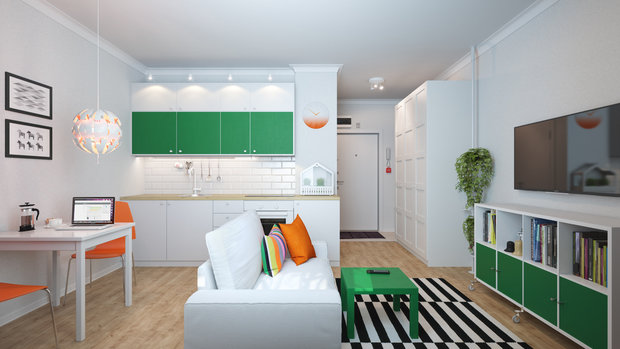 Фотография: Кухня и столовая в стиле Скандинавский – фото на InMyRoom.ru