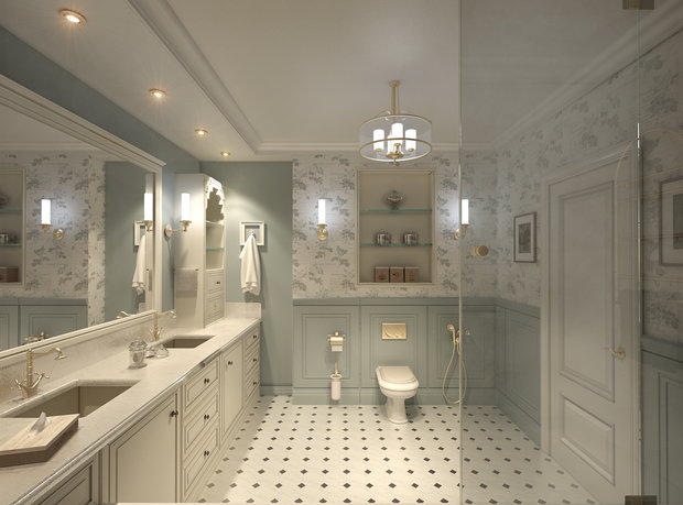 Фото из портфолио Лиловые мечты – фотографии дизайна интерьеров на INMYROOM