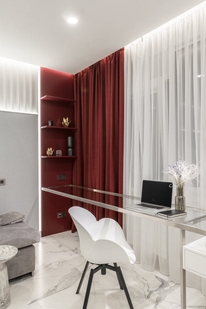 Фотография: Кабинет в стиле Современный, Минимализм, Квартира, Проект дня, Ростов-на-Дону, 2 комнаты, 40-60 метров, Татьяна Митева – фото на INMYROOM Фотография: Кабинет в стиле Современный, Минимализм, Квартира, Проект дня, Ростов-на-Дону, 2 комнаты, 40-60 метров, Татьяна Митева – фото на INMYROOM