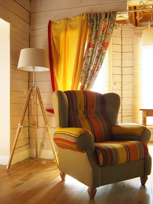 Фото из портфолио Оформление окон в загородном доме – фотографии дизайна интерьеров на INMYROOM