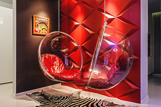 Фотография: Мебель и свет в стиле Хай-тек, Квартира, Дома и квартиры – фото на INMYROOM