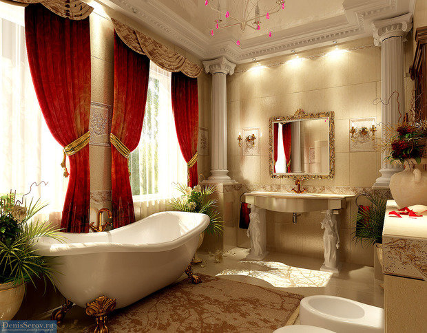 Фото из портфолио Двухэтажный загородный дом 200 кв. м в классическом стиле – фотографии дизайна интерьеров на INMYROOM