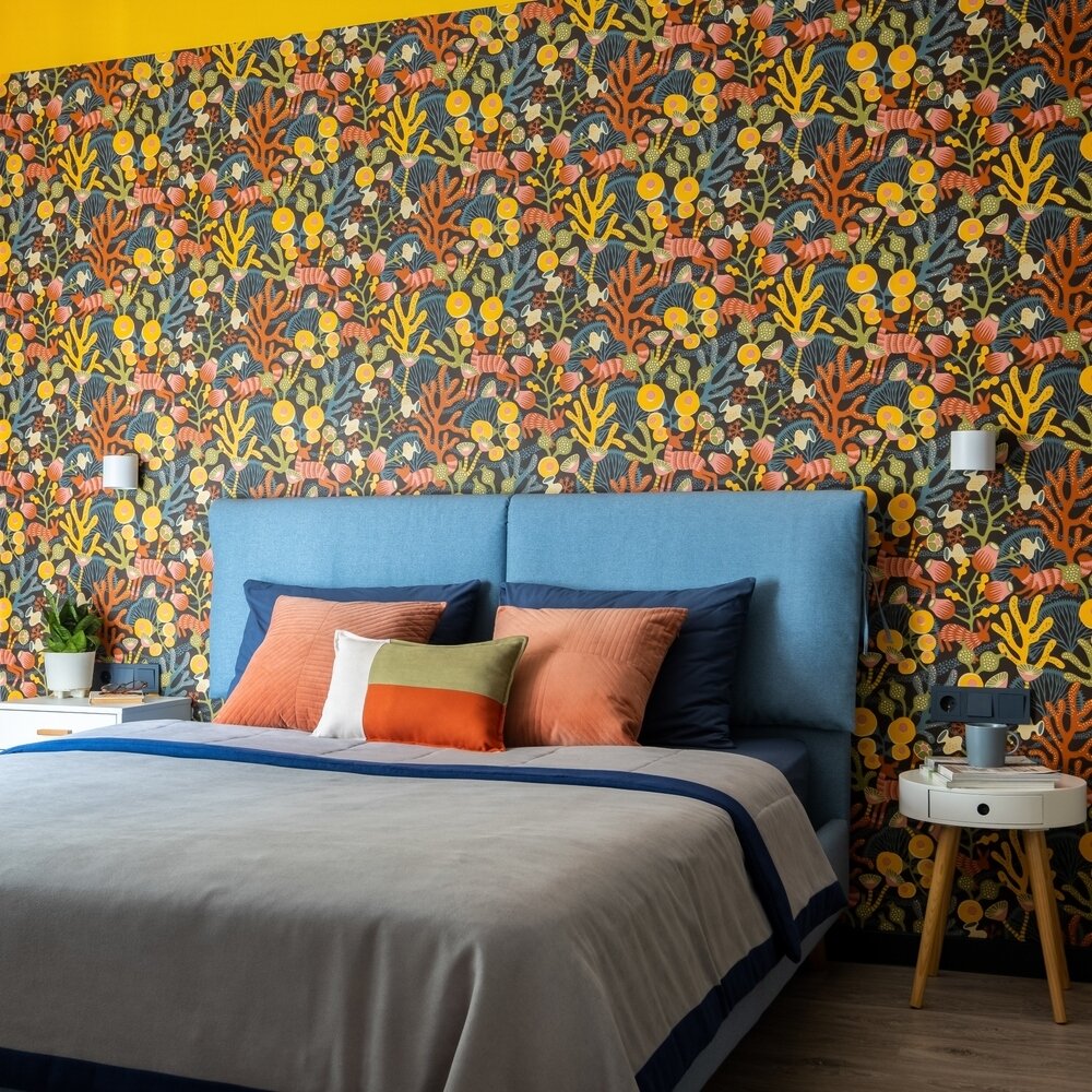 Фотография: Спальня в стиле Современный, Квартира, Проект недели, Москва, Хрущевка, 3 комнаты, 40-60 метров, II-14, Лидия Напреенко – фото на INMYROOM Фотография: Спальня в стиле Современный, Квартира, Проект недели, Москва, Хрущевка, 3 комнаты, 40-60 метров, II-14, Лидия Напреенко – фото на INMYROOM