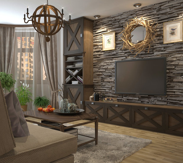 Фотография: Гостиная в стиле Лофт, Эклектика – фото на INMYROOM