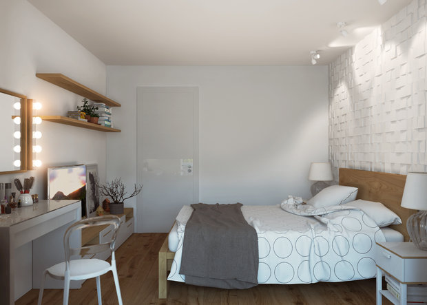 Фото из портфолио IKEA рулит! Бюджетная квартира – фотографии дизайна интерьеров на INMYROOM