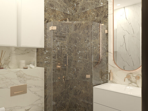 Фото из портфолио Дизайн квартиры в стиле неоклассика – фотографии дизайна интерьеров на INMYROOM