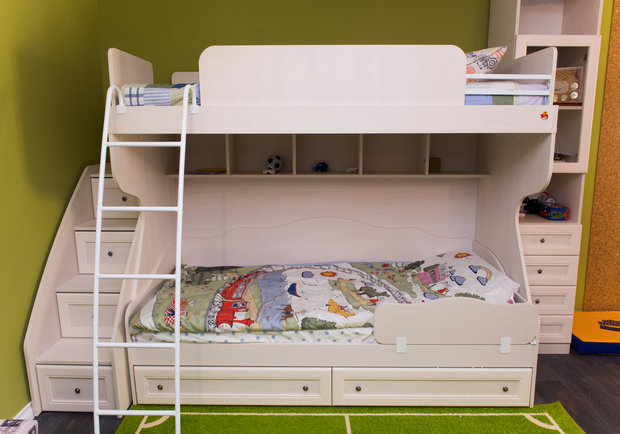 Фотография: Детская в стиле Современный, Квартира, Проект недели, Юлия Чернова, Смоленск, новостройка, Монолитный дом, 4 и больше, Более 90 метров – фото на INMYROOM