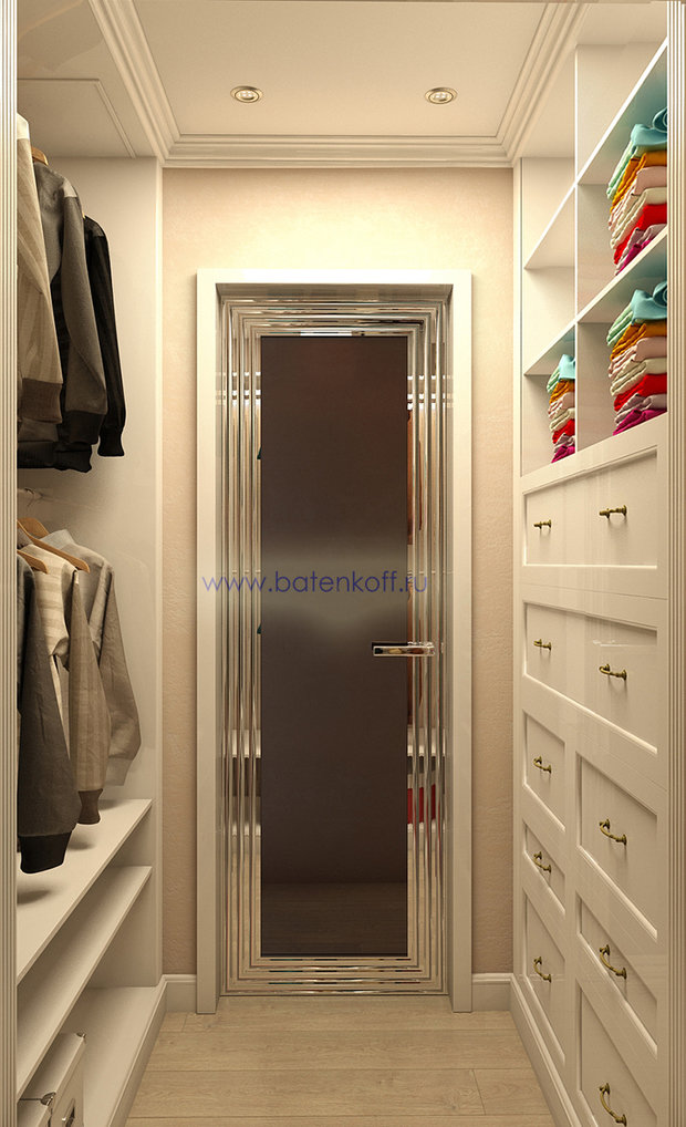 Фото из портфолио Дизайн проект гардероба в стиле современной классики. Москва. Мичуринский  – фотографии дизайна интерьеров на InMyRoom.ru