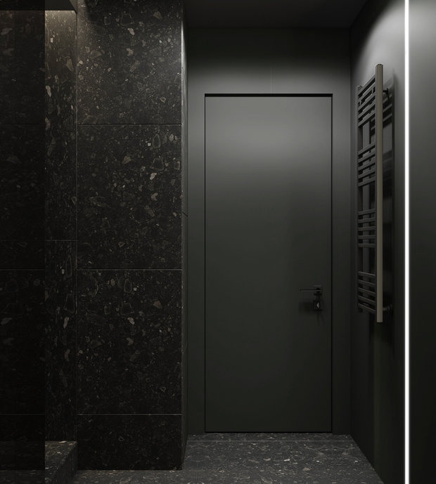 Фото из портфолио Минималистичная двухуровневая квартира в ЖК "Европейский Берег" г. Новосибириск – фотографии дизайна интерьеров на INMYROOM