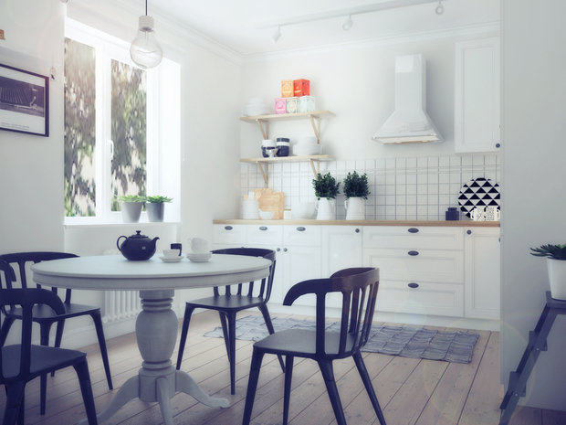 Фото из портфолио Scandinavian – фотографии дизайна интерьеров на INMYROOM