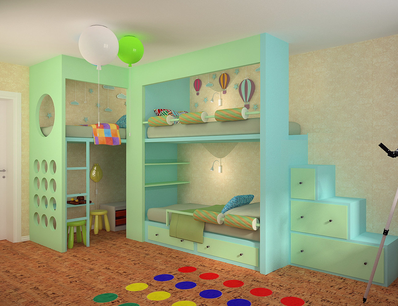 Фото из портфолио Лофт для молодой семьи с 3 детьми – фотографии дизайна интерьеров на INMYROOM Фото из портфолио Лофт для молодой семьи с 3 детьми – фотографии дизайна интерьеров на INMYROOM