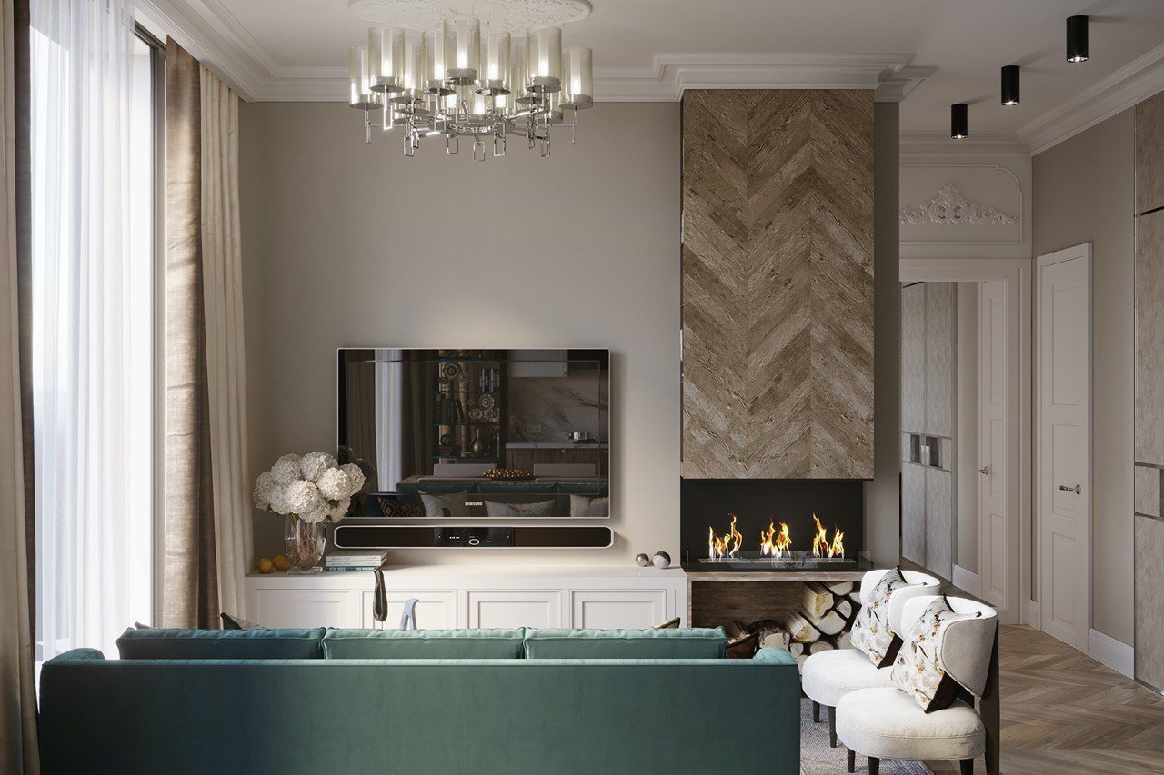 Фотография: Гостиная в стиле Классический, Современный, ПРЕМИЯ INMYROOM – фото на INMYROOM Фотография: Гостиная в стиле Классический, Современный, ПРЕМИЯ INMYROOM – фото на INMYROOM