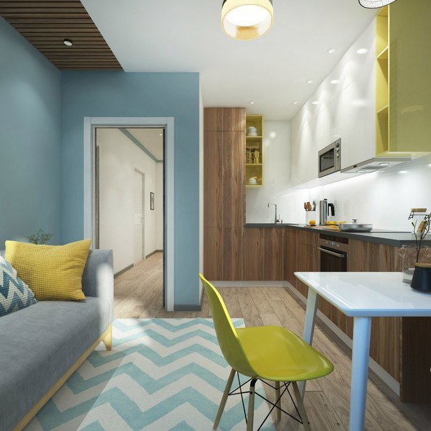 Фото из портфолио Квартира в экостиле – фотографии дизайна интерьеров на INMYROOM