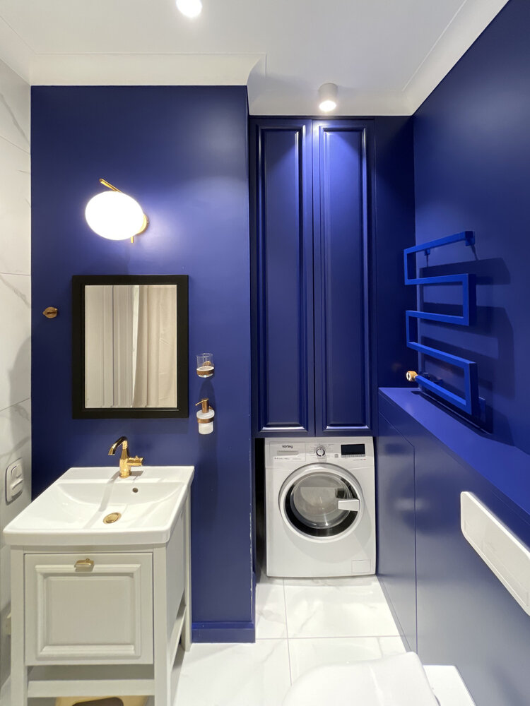 Фотография: Ванная в стиле Современный, Квартира, Проект недели, Москва, 3 комнаты, 40-60 метров, Никита Ковалев – фото на INMYROOM Фотография: Ванная в стиле Современный, Квартира, Проект недели, Москва, 3 комнаты, 40-60 метров, Никита Ковалев – фото на INMYROOM