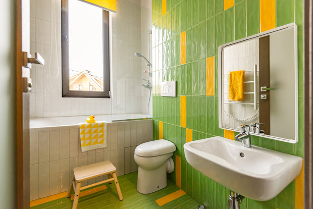 Фотография: Ванная в стиле Современный, Дом, Проект недели, 4 и больше, Более 90 метров, Челябинская область, Анастасия Коломенцева, ПРЕМИЯ INMYROOM – фото на INMYROOM