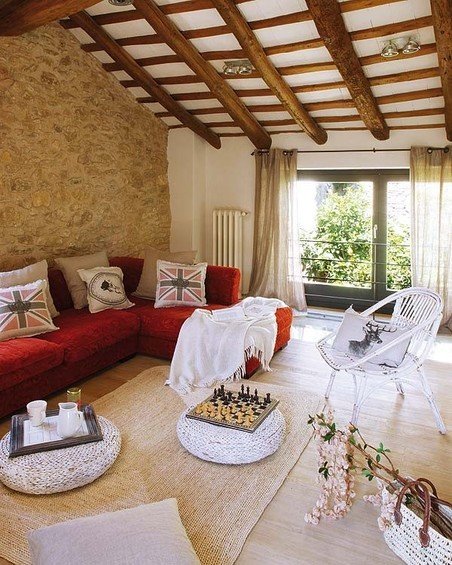 Фотография: Гостиная в стиле Прованс и Кантри, Классический, Современный – фото на INMYROOM