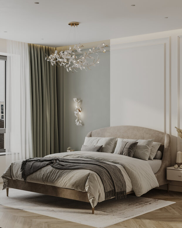 Фото из портфолио Дизайн-проект квартиры в ЖК «Опалиха-Village» в стиле современная классика – фотографии дизайна интерьеров на INMYROOM