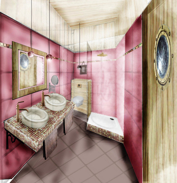 Фотография: Ванная в стиле Современный, Эклектика – фото на INMYROOM