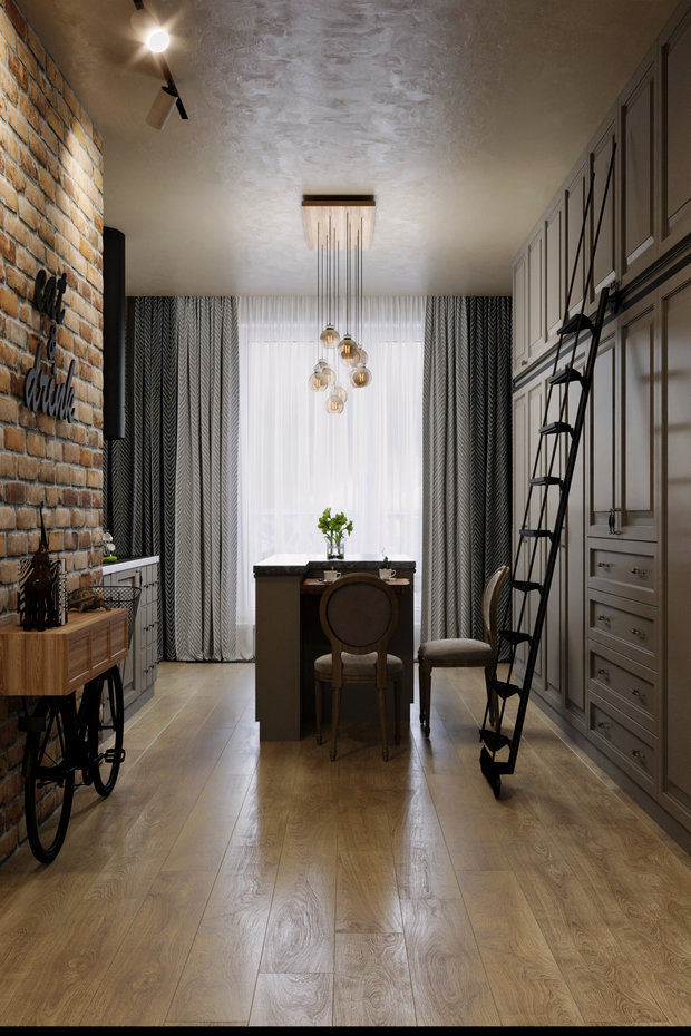 Фото из портфолио 4-хкомнатная квартира в ЖК Ботаника – фотографии дизайна интерьеров на INMYROOM