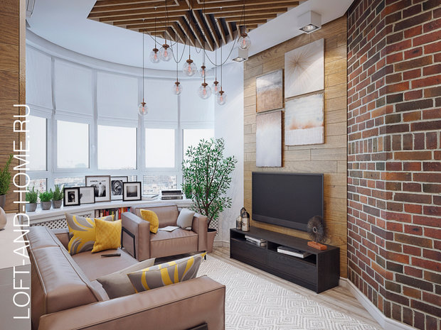 Фото из портфолио ПАНОРАМА СКОЛКОВО, МЯГКИЙ LOFT – фотографии дизайна интерьеров на INMYROOM