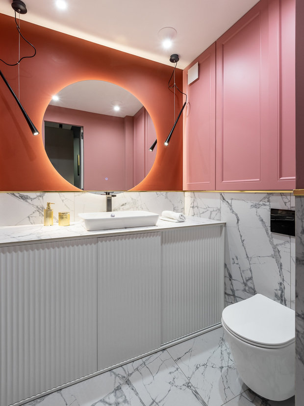 Фотография: Ванная в стиле Современный, Квартира, Проект недели, Самара, 4 и больше, Более 90 метров, Айгуль Султанова – фото на INMYROOM