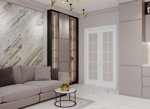 Фото из портфолио  квартира 60 метров классика – фотографии дизайна интерьеров на INMYROOM