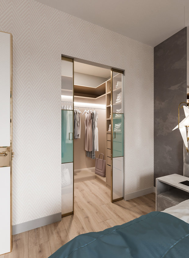 Фото из портфолио Однокомнатная квартира в ЖК Я-Романтик – фотографии дизайна интерьеров на INMYROOM