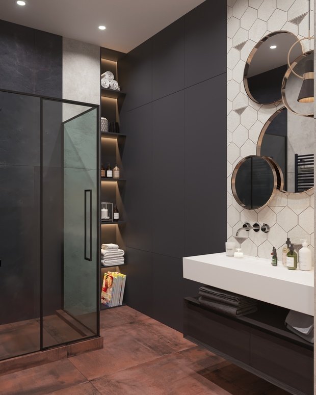 Фото из портфолио Интересный современный – фотографии дизайна интерьеров на INMYROOM