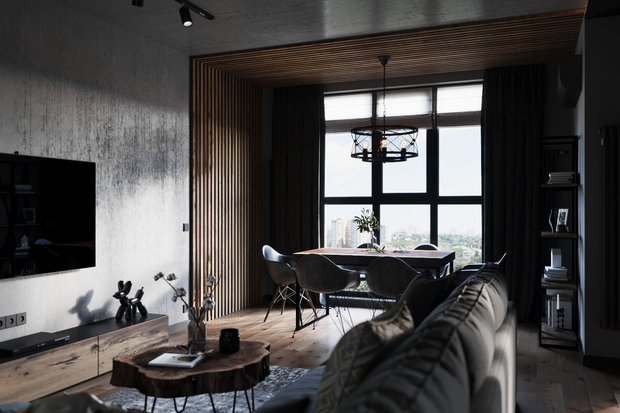 Фото из портфолио Квартира в стиле лофт – фотографии дизайна интерьеров на INMYROOM