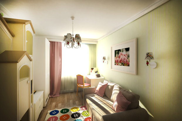 Фото из портфолио Стильная двушка – фотографии дизайна интерьеров на INMYROOM