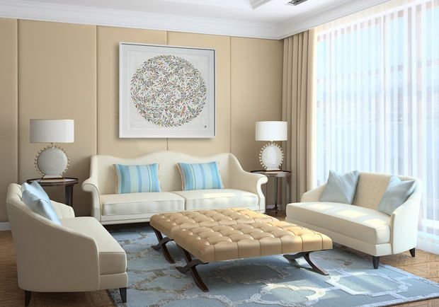 Фотография: Гостиная в стиле Классический, Декор интерьера, Квартира, Дом, Декор, Синий – фото на INMYROOM