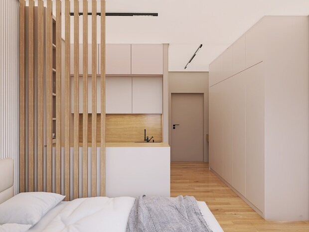 Фото из портфолио Студия минимализм – фотографии дизайна интерьеров на INMYROOM