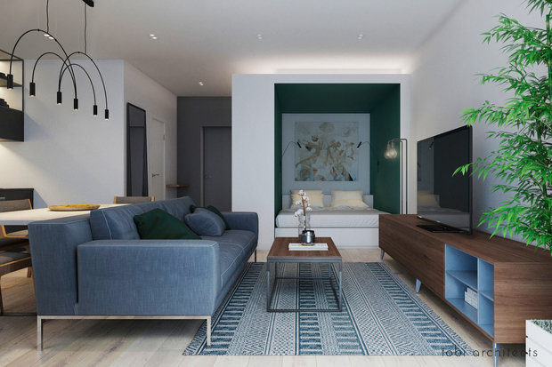 Фото из портфолио FREE APARTMENT – фотографии дизайна интерьеров на INMYROOM